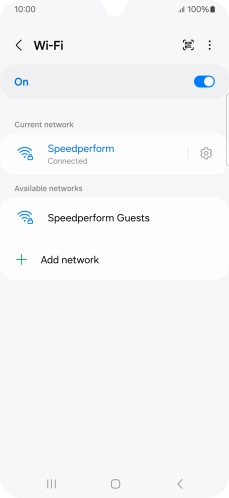 Press the Home key to return to the home screen.