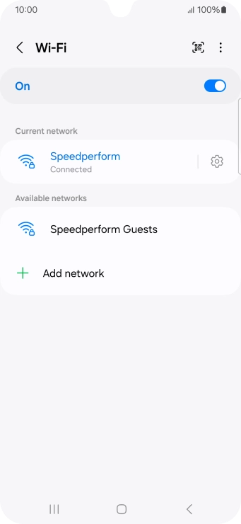 Press the Home key to return to the home screen.