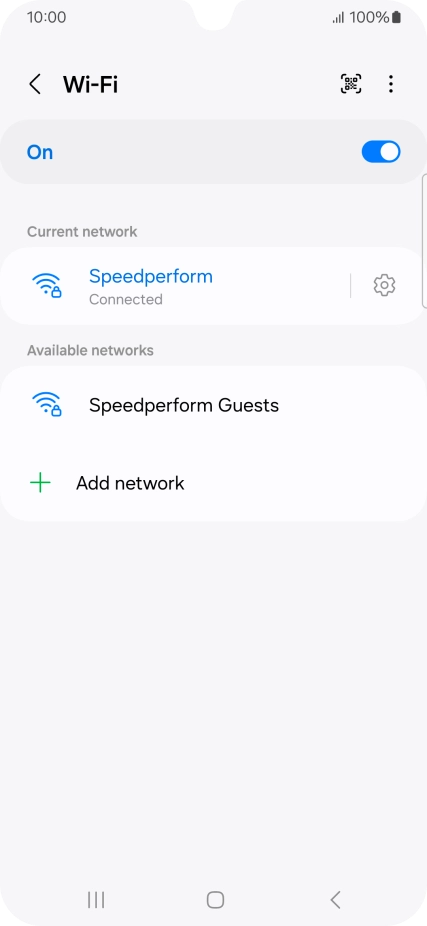 Press the Home key to return to the home screen.