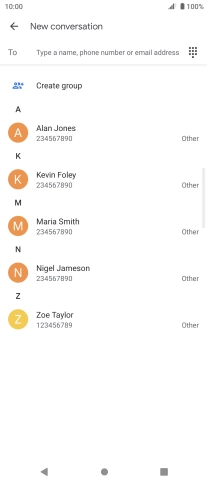 Press the field next to 