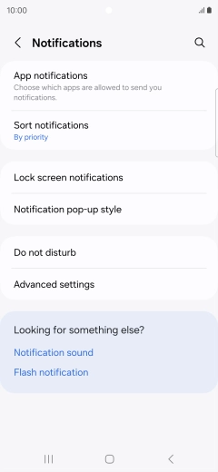 Press App notifications.