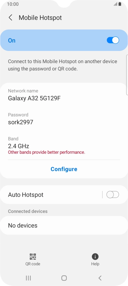 Press the Home key to return to the home screen.