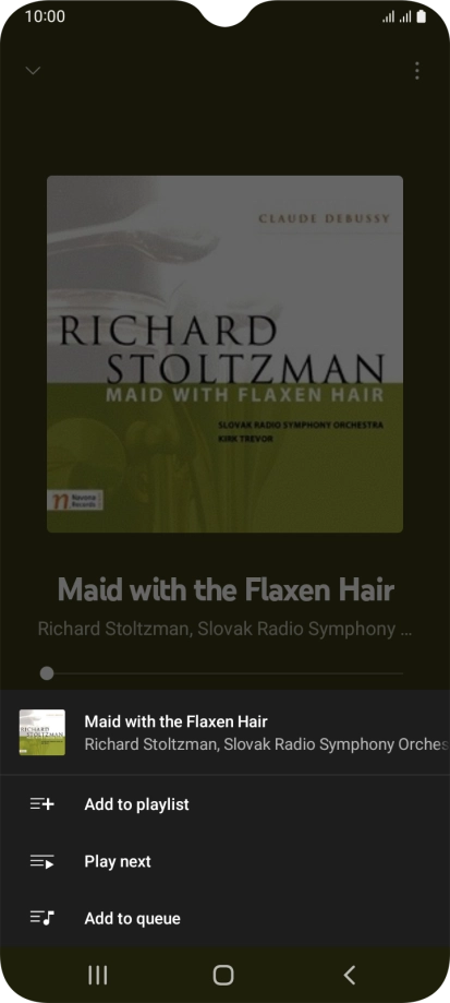 Press Add to playlist.