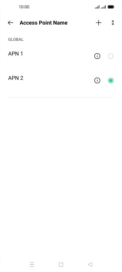 Press the Home key to return to the home screen.
