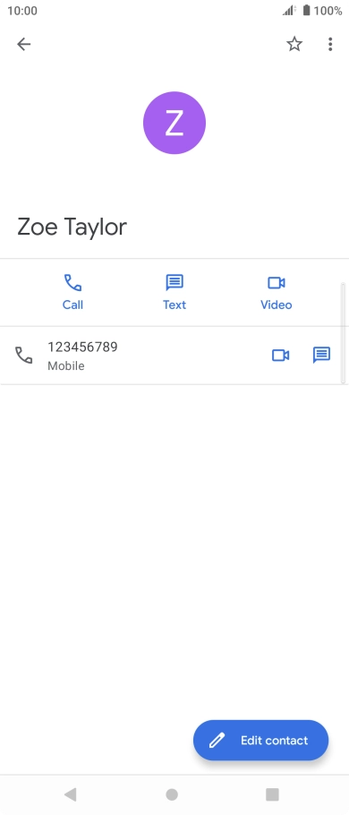 Press the Home key to return to the home screen.