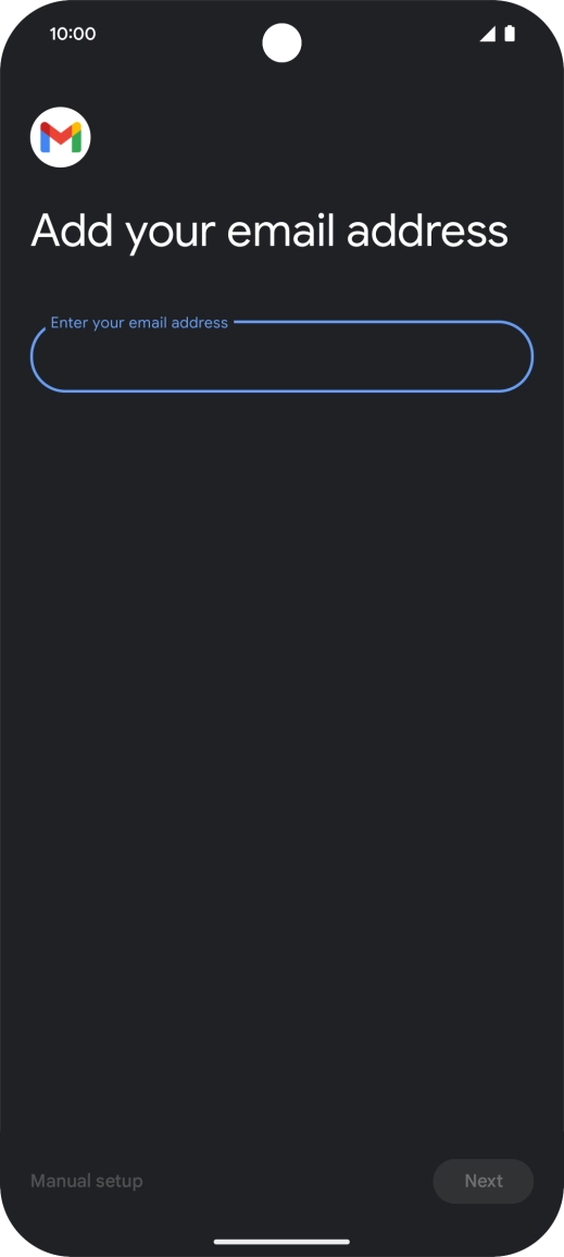 Press the field below 