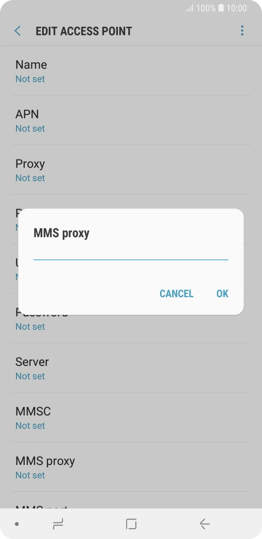 Key in 149.254.201.135 and press OK.