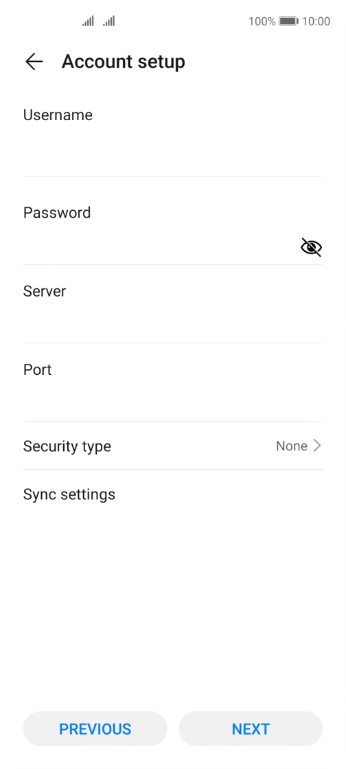 Press the field below 