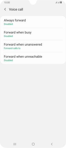 Press the Home key to return to the home screen.