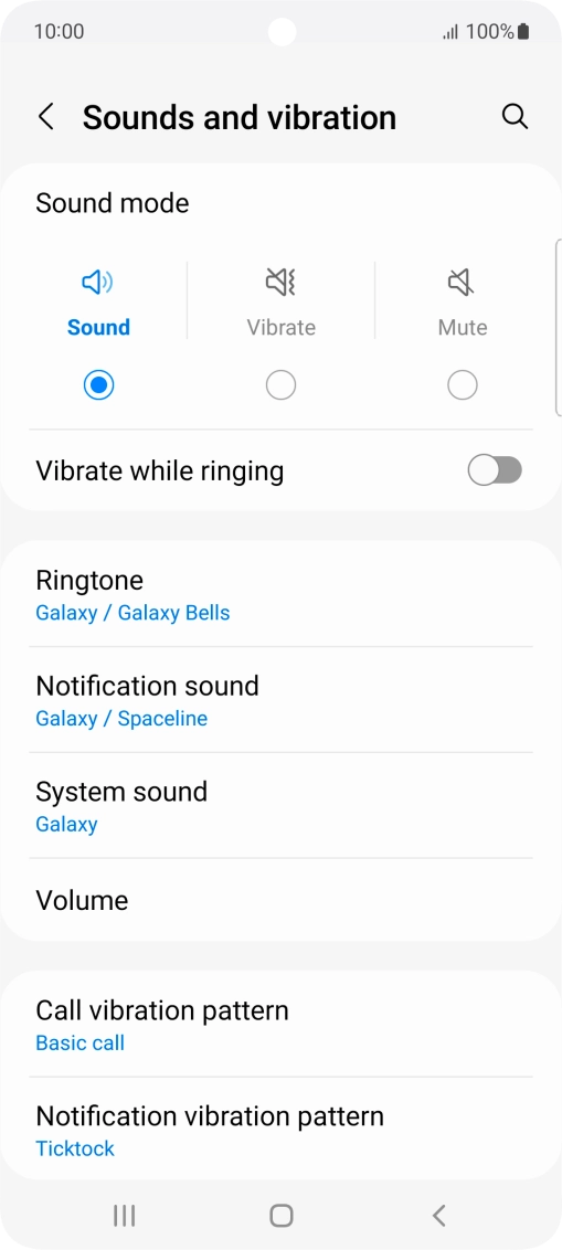 Press Ringtone.