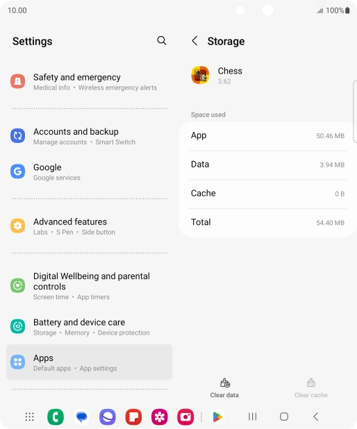 Press the Home key to return to the home screen.