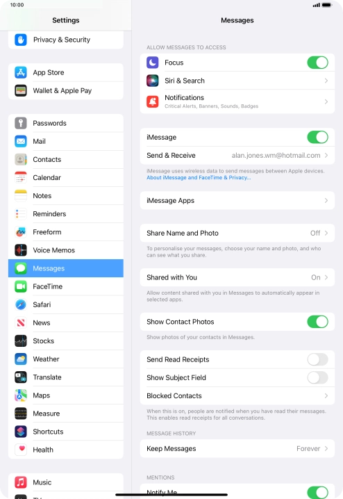Slide your finger upwards starting from the bottom of the screen to return to the home screen.