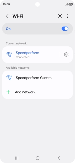 Press the Home key to return to the home screen.