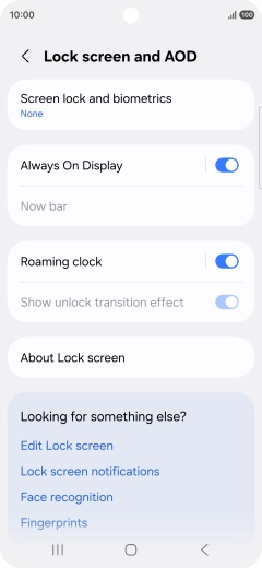 Press the Home key to return to the home screen.