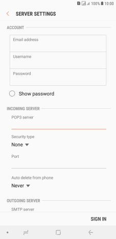 Press the drop down list below 