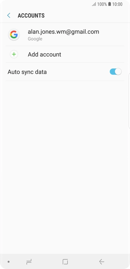 Press the Home key to return to the home screen.