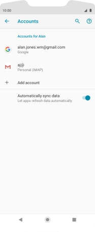 Press the Home key to return to the home screen.