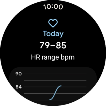 Slide your finger right starting from the left side of the screen to go back to the overview of your daily activities.