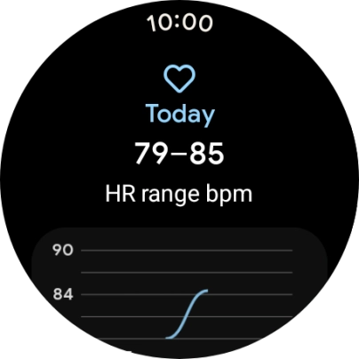 Slide your finger right starting from the left side of the screen to go back to the overview of your daily activities.