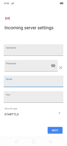 Press the field below 