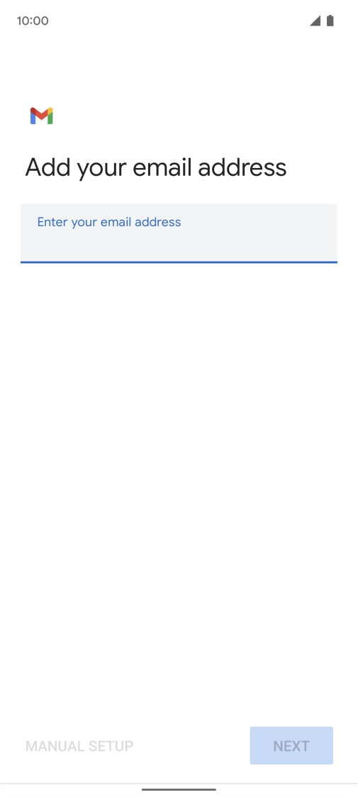 Press the field below 