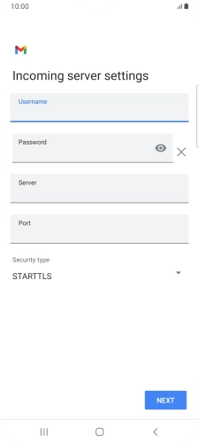 Press the field below 