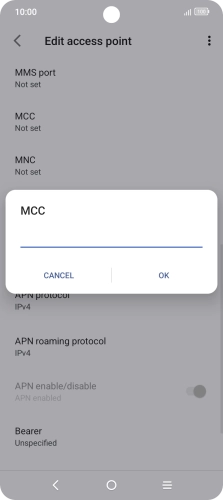 Key in 234 and press OK.