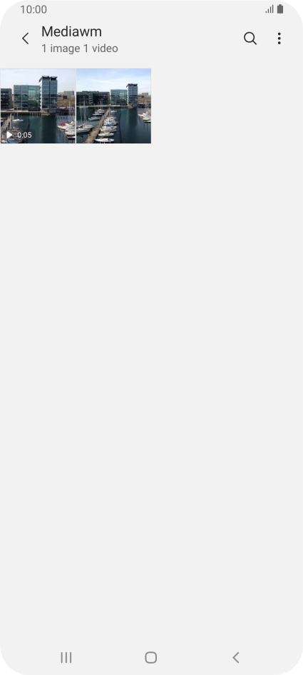 Press and hold any picture or video clip.
