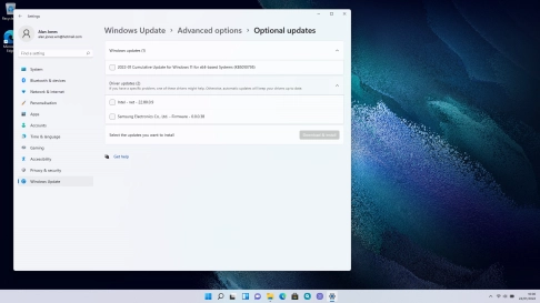 Click the fields next to the required updates.