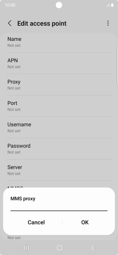 Key in 149.254.201.135 and press OK.