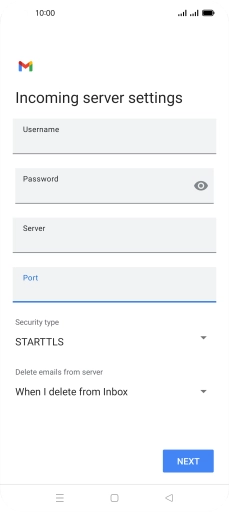 Press the drop down list below 
