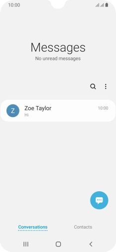 Press the new message icon.