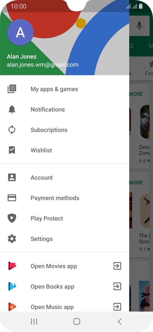 Press My apps & games.