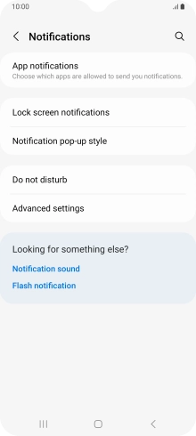 Press App notifications.
