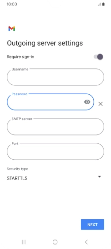 Press the field below 