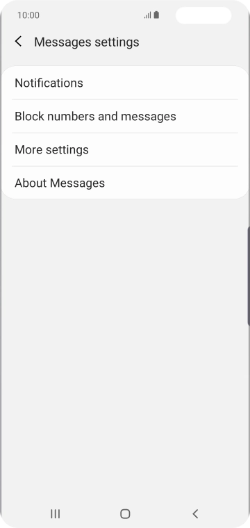 Press More settings.