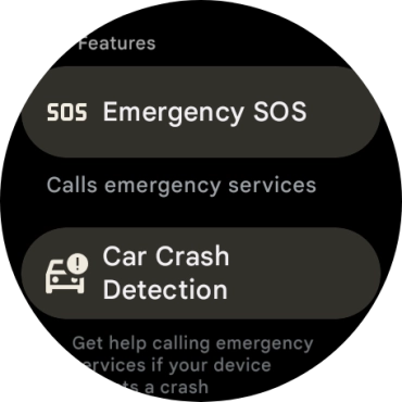 Press Emergency SOS.