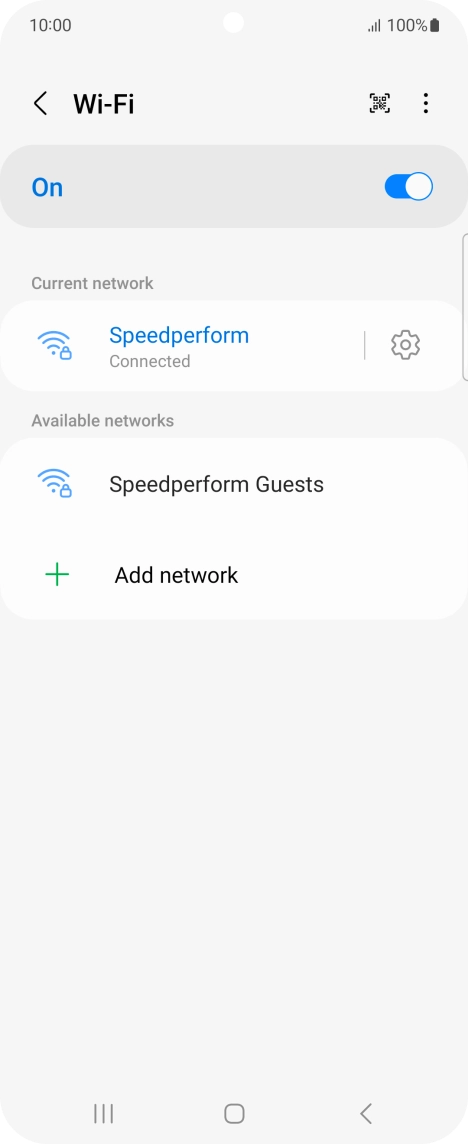Press the Home key to return to the home screen.