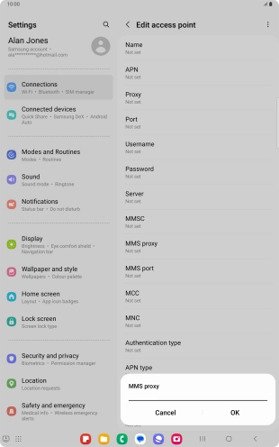 Key in 149.254.201.135 and press OK.