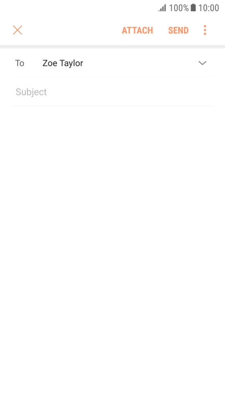 Press Subject and key in the required subject.