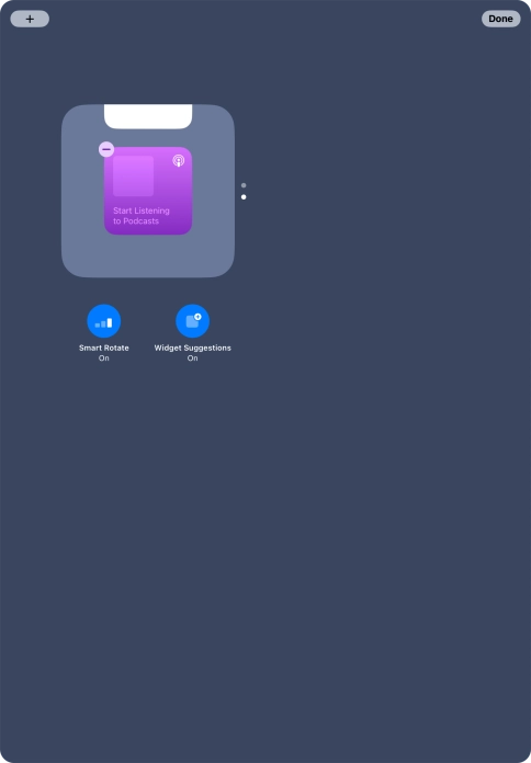Press Smart Rotate to turn the function on or off.