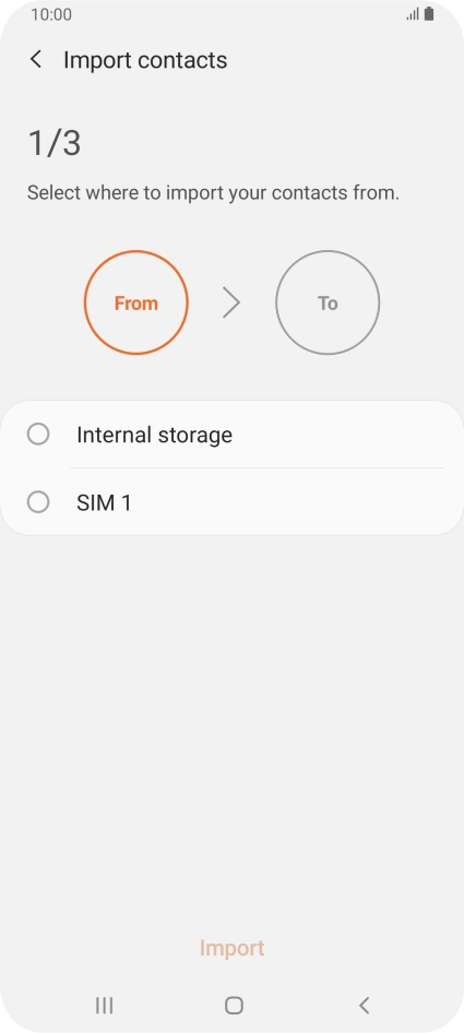 Press the name of the SIM.