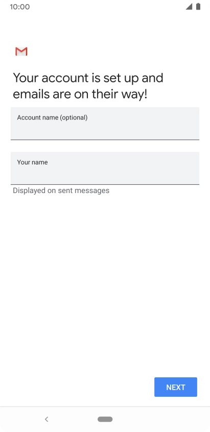 Press the field below 