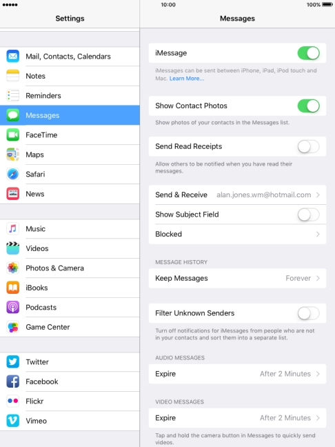 Press the Home key to return to the home screen.
