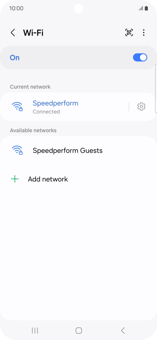 Press the Home key to return to the home screen.