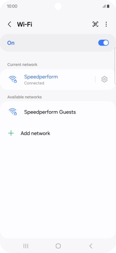 Press the Home key to return to the home screen.