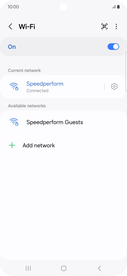 Press the Home key to return to the home screen.
