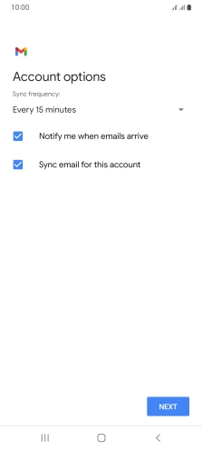 Press the drop down list below 