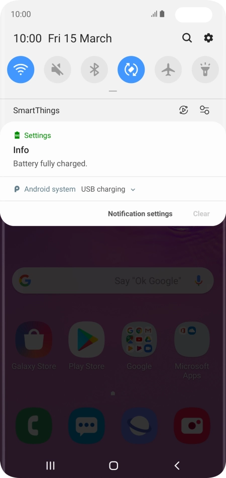 Press Android system.
