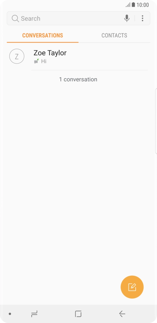 Press the new message icon.
